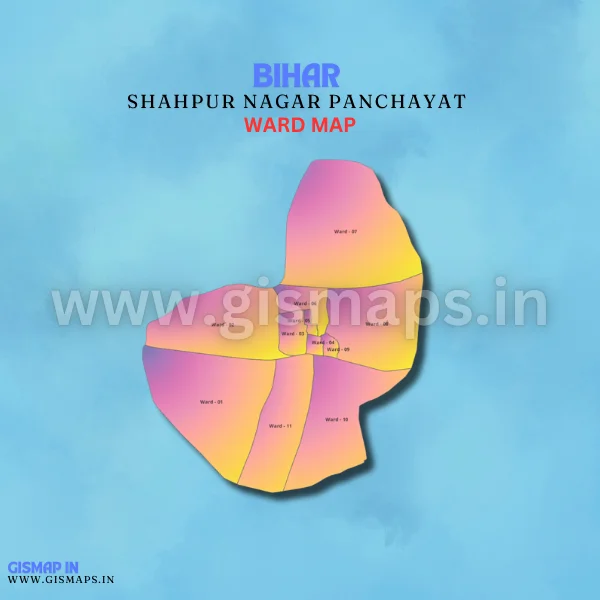 Shahpur Nagar Panchayat Ward Map